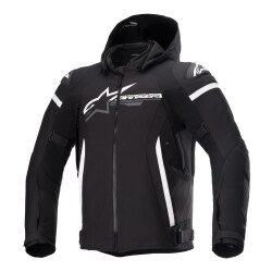 Alpinestars Zaca Korumalı Motosiklet Montu Siyah / Beyaz 