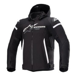 Alpinestars Zaca Korumalı Motosiklet Montu Siyah / Beyaz - Alpinestars