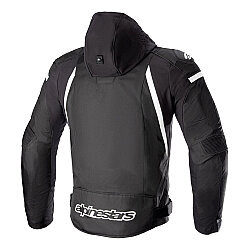Alpinestars Zaca WP Korumalı Motosiklet Montu Siyah / Beyaz - 2