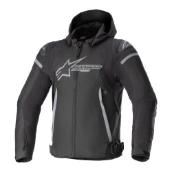 Alpinestars Zaca WP Korumalı Motosiklet Montu Siyah / Gri - 1