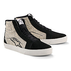 Alpinestas Ride-63 Canvas Korumalı Motosiklet Botu Siyah / Gri / Beyaz - Alpinestars