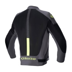 Alpinestars T-SP X SuperAir Yazlık Korumalı Motosiklet Montu Siyah / Gri / Sarı - 2