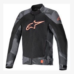 Alpinestars T-SP X SuperAir Yazlık Korumalı Motosiklet Montu Siyah / Kamuflaj 