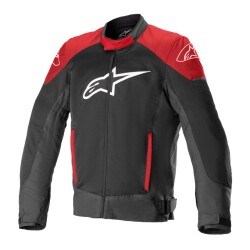 Alpinestars T-SP X SuperAir Yazlık Korumalı Motosiklet Montu Siyah / Kırmızı 