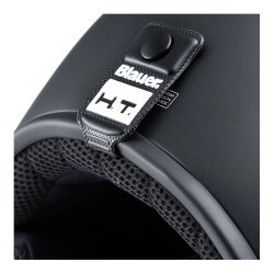 Blauer 80'S 06 Kapalı Retro Motosiklet Kaskı Titanyum - 3