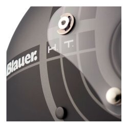 Blauer 80'S 06 Kapalı Retro Motosiklet Kaskı Titanyum / Mat Siyah - 4