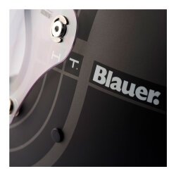 Blauer 80'S 06 Kapalı Retro Motosiklet Kaskı Titanyum / Mat Siyah - 5