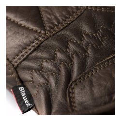 Blauer Banner Deri Korumalı Motosiklet Eldiveni Kahverengi - 5
