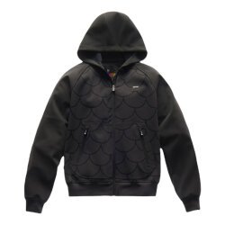 Blauer Easy Men Open Hoody Korumalı Motosiklet Montu Siyah - Blauer HT