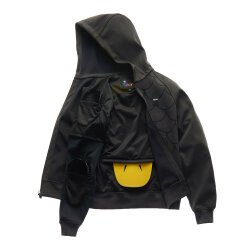 Blauer Easy Men Open Hoody Korumalı Motosiklet Montu Siyah - 5