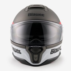 Blauer FF01 Fiber Kapalı Motosiklet Kaskı Titanyum - 3