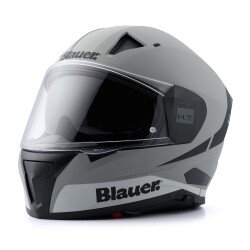 GARAJJ Blauer Naca Korumalı Motosiklet Kaskı Mat Gri - Blauer HT