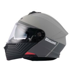 Blauer Noah Çene Açılabilir Motosiklet Kaskı Gri - Blauer HT (1)
