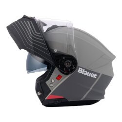 Blauer Noah Çene Açılabilir Motosiklet Kaskı Gri - 3