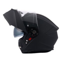 Blauer Noah Çene Açılabilir Motosiklet Kaskı Mat Siyah - 3