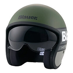Blauer Pilot 4.0 Açık Motosiklet Kaskı Yeşil / Gri - Blauer HT