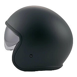Blauer Pilot 4.0 Monochrome Açık Motosiklet Kaskı Mat Siyah - Blauer HT (1)