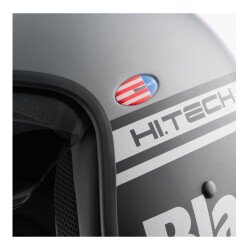 GARAJJ Blauer Pilot 1.1 Monochrome Açık Motosiklet Kaskı Mat Gri - 5