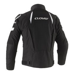 Clover Airblade-5 Korumalı Motosiklet Montu Siyah / Beyaz - Clover (1)