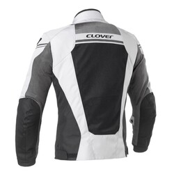 Clover AIRJET-4 Kadın File Korumalı Motosiklet Montu Gri - 2
