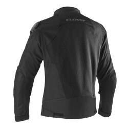 Clover Airjet-6 Korumalı Yazlık Motosiklet Montu Siyah - Clover (1)