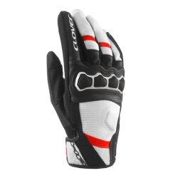 Clover Airtouch-2 Korumalı Motosiklet Eldiveni Kırmızı / Beyaz - Clover