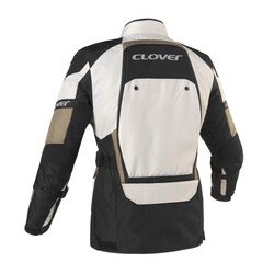 GARAJJ Clover Dakar-2 WP Korumalı Motosiklet Montu Siyah / Bej - 2