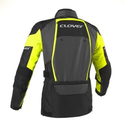 Clover Dakar-2 WP Korumalı Motosiklet Montu Siyah / Sarı - 2