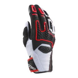 Clover GTS-3 Korumalı Yazlık Motosiklet Eldiveni Beyaz / Kırmızı - 1