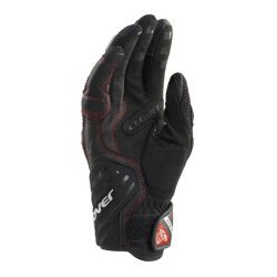 Clover GTS-3 Korumalı Yazlık Motosiklet Eldiveni Siyah - 3