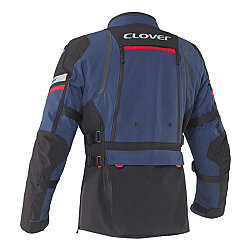 Clover GTS-5 Korumalı Kadın Motosiklet Montu Mavi / Siyah - Clover (1)