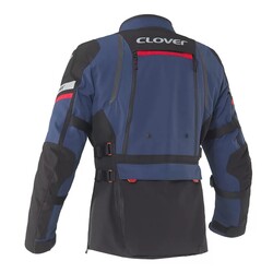 Clover GTS-5 Korumalı Motosiklet Montu Mavi / Siyah - Clover (1)