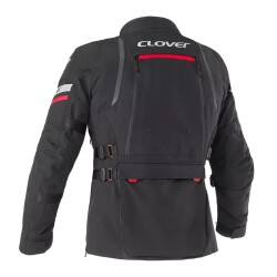 Clover GTS-5 Korumalı Motosiklet Montu Siyah - 2