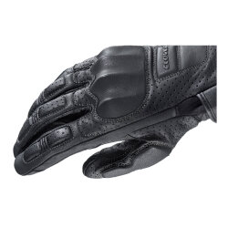 Clover KVS-2 Korumalı Deri Motosiklet Eldiveni Siyah - 4