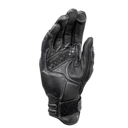 Clover KVS Korumalı Deri Motosiklet Eldiveni Siyah - 3