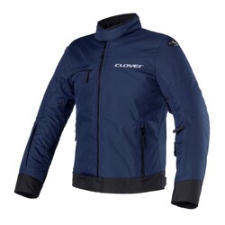 Clover Looping Korumalı Kadın Motosiklet Montu Mavi - 1