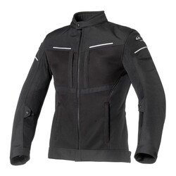 GARAJJ Clover NetStyle 2 Korumalı Yazlık Kadın Motosiklet Montu Siyah - 1