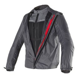 Clover Netstyle-3 WP Korumalı Kadın Motosiklet Montu Siyah / Gri / Kırmızı - 3