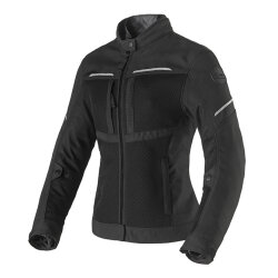 Clover Netstyle-3 WP Korumalı Kadın Motosiklet Montu Siyah - Clover