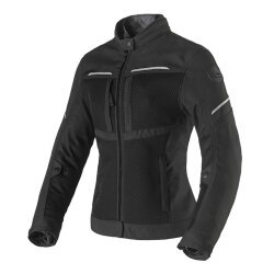 Clover Netstyle-3 WP Korumalı Kadın Motosiklet Montu Siyah - Clover