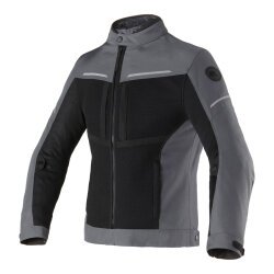 Clover Netstyle-3 WP Korumalı Motosiklet Montu Siyah / Gri / Kırmızı - Clover