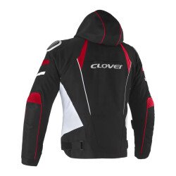 Clover Rainblade-3 WP Korumalı Motosiklet Montu Siyah / Kırmızı - Clover (1)