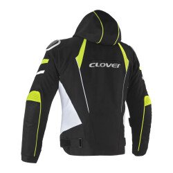 Clover Rainblade-3 WP Korumalı Motosiklet Montu Siyah / Sarı - Clover (1)