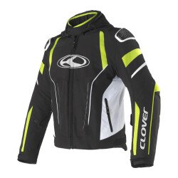 Clover Rainblade-3 WP Korumalı Motosiklet Montu Siyah / Sarı - Clover