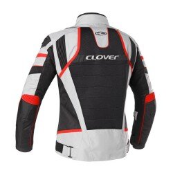 Clover RainJet-2 WP Korumalı Motosiklet Montu Kırmızı / Gri - Clover (1)