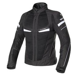 Clover RainJet-2 WP Korumalı Motosiklet Montu Siyah / Beyaz - Clover