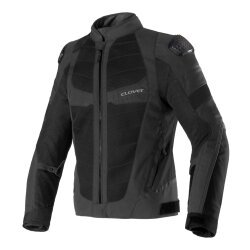 Clover Rainjet-3 WP Korumalı Motosiklet Montu Siyah - Clover