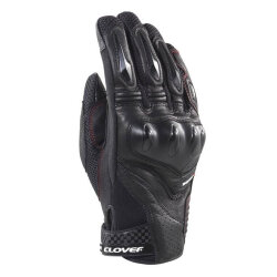 Clover Raptor - 3 Korumalı Motosiklet Eldiveni Siyah - 1