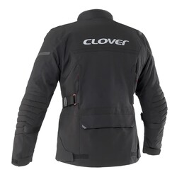 Clover Savana-4 WP Korumalı Kadın Motosiklet Montu Siyah - 2