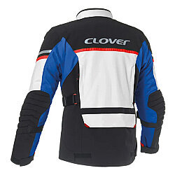 Clover Savana-4 WP Korumalı Motosiklet Montu Mavi / Kırmızı - Clover (1)